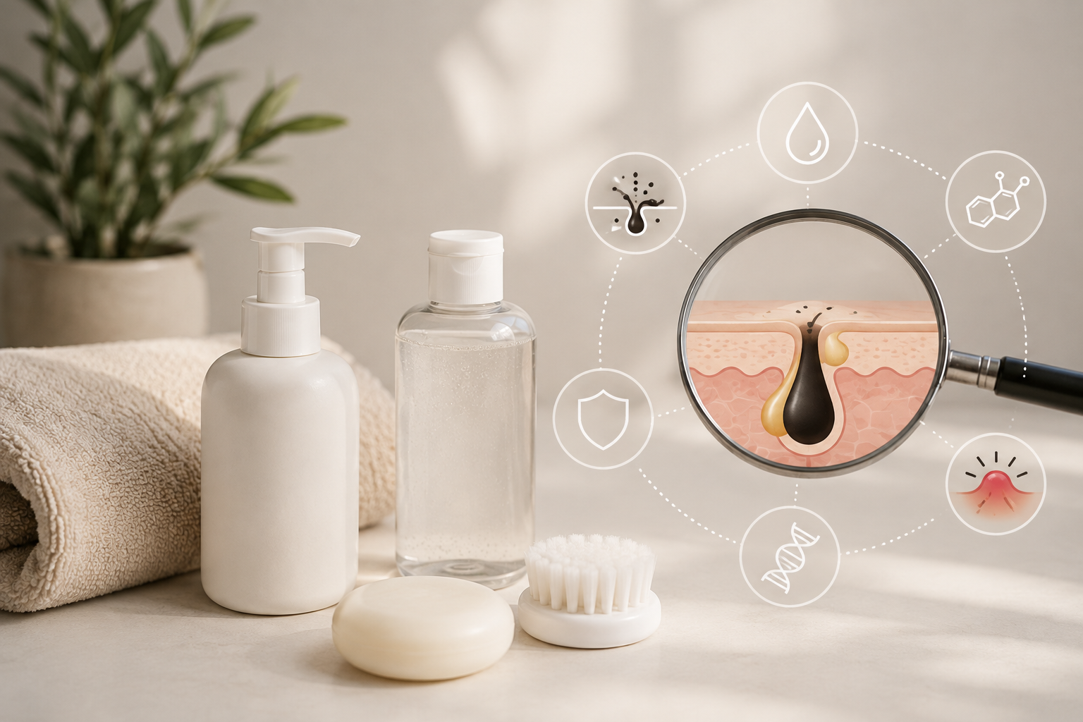 Akne-Mythen: Hygiene und Hautpflege Akne-Mythen über Hautreinigung und die Entstehung von Akne