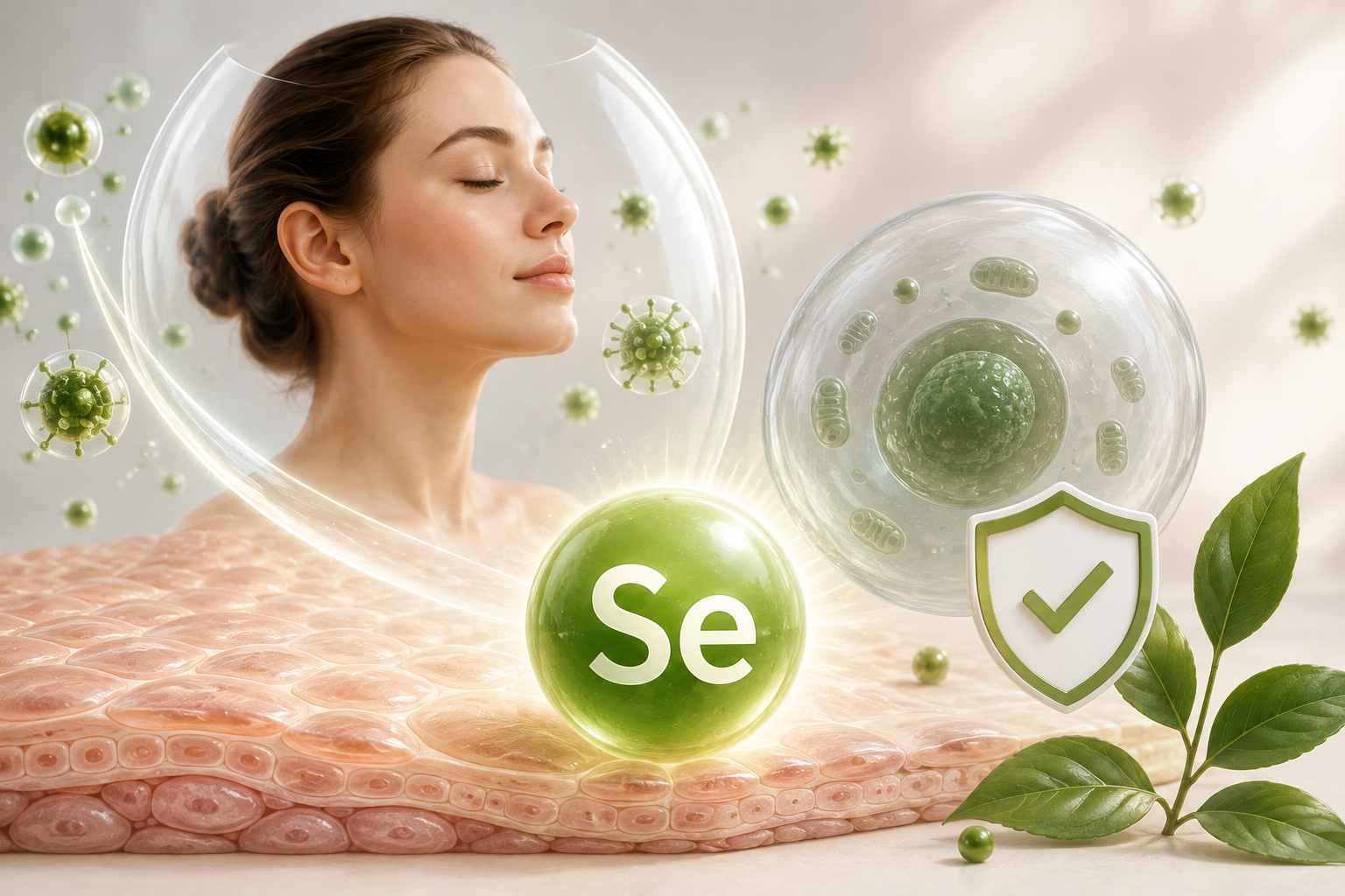 Selen bei Akne – Haut und Zellschutz Selen bei Akne – Schutz vor oxidativem Stress und Unterstützung der Haut