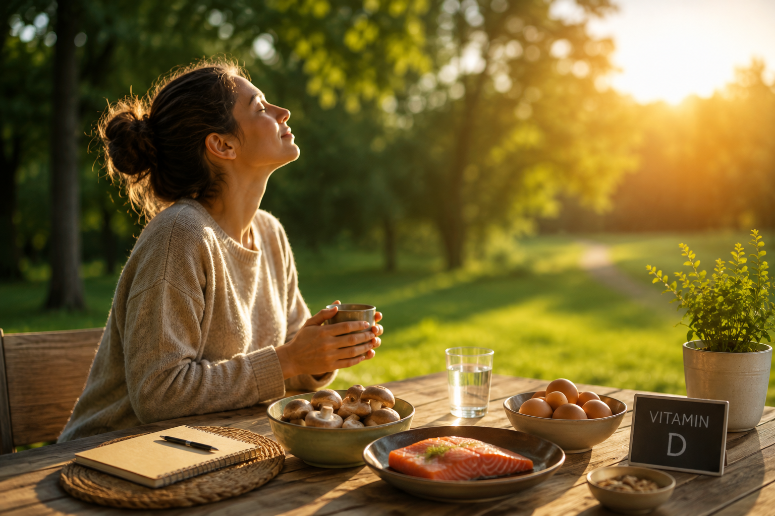 Vitamin D bei Akne – Alltag mit Sonnenlicht und ausgewogener Ernährung
